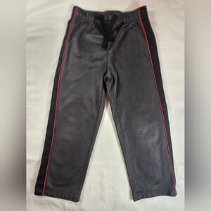 Wonder Kids Boys Gray With Black And Red Stripe Athletic Pants Size 3T